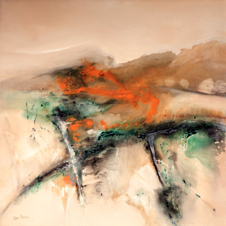 Fires in the Valley 76 x 76 cm Acquired 2014 Fires in the Valley 76 cm x 76cm Bundaberg Regional Gallery Public Art Collection